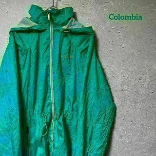 コロンビア(Columbia)のColombia コロンビア ナイロンジャケット スポーツ 総柄 刺繍 S(その他)
