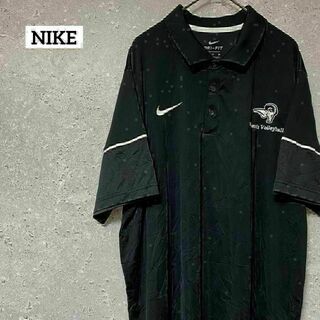 ナイキ(NIKE)のNIKE ナイキ ポロシャツ 半袖 ワンポイント バレーボール XL(Tシャツ(半袖/袖なし))