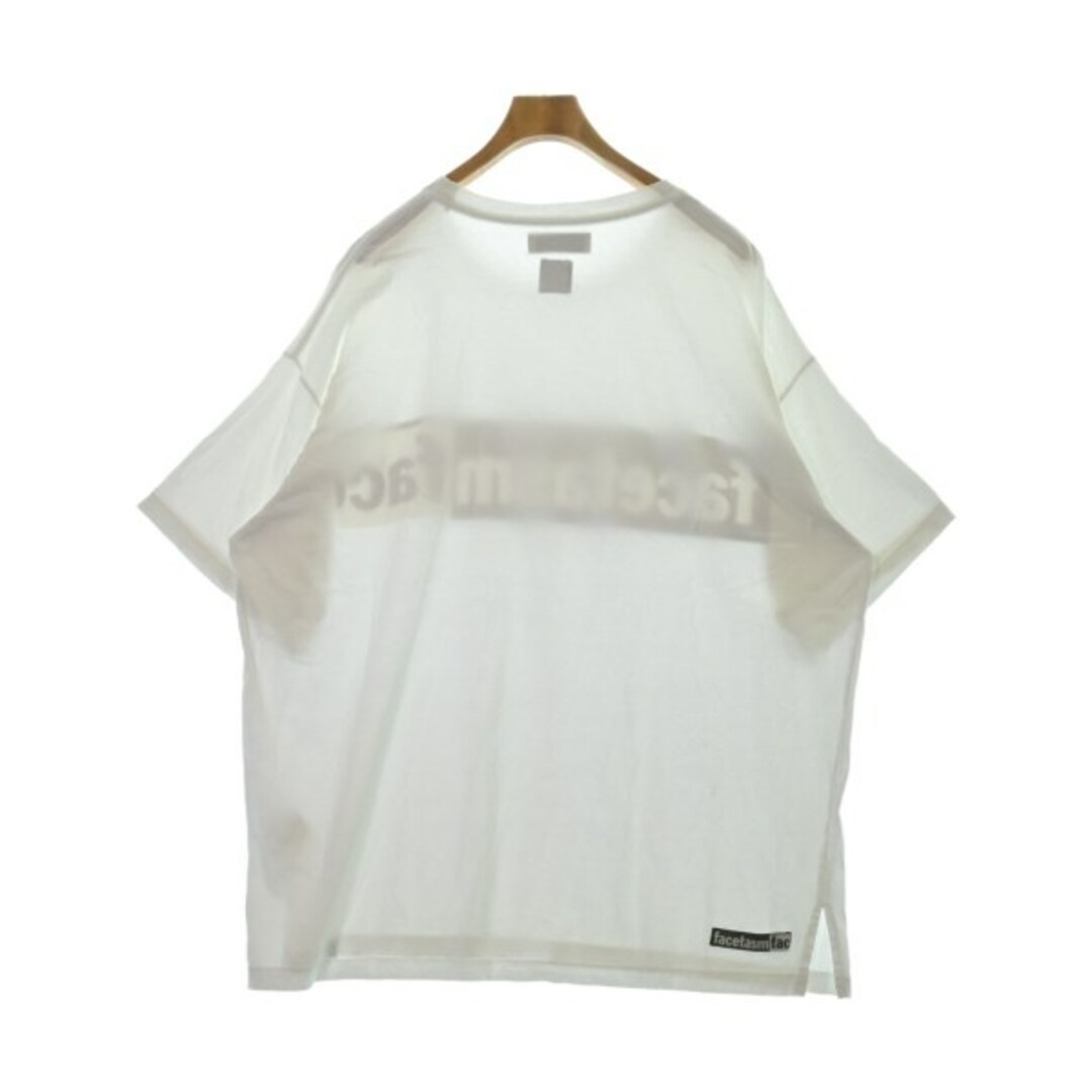 FACETASM(ファセッタズム)のFACETASM ファセッタズム Tシャツ・カットソー 5(L位) 白 【古着】【中古】 メンズのトップス(Tシャツ/カットソー(半袖/袖なし))の商品写真