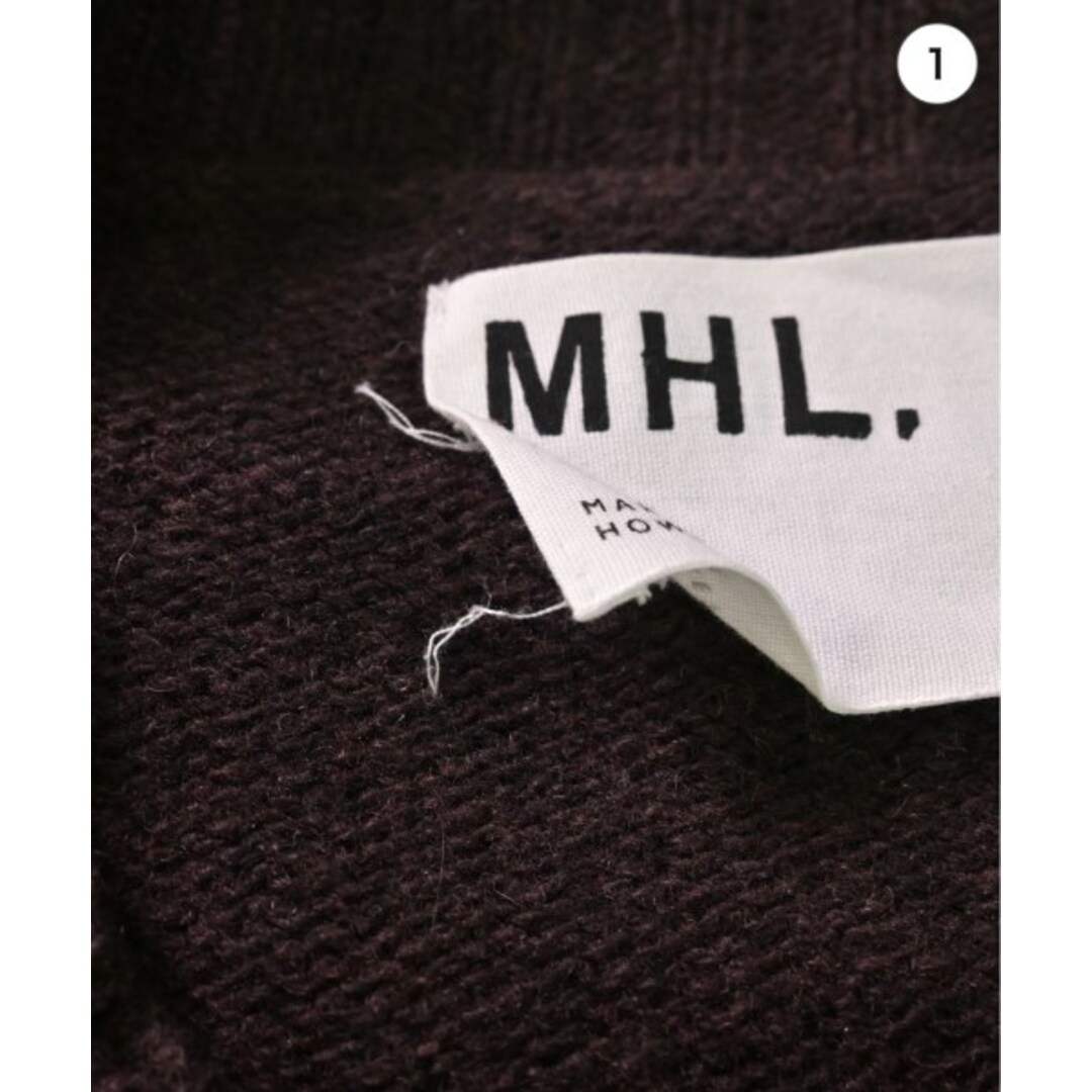 MHL.(エムエイチエル)のMHL. エムエイチエル ニット・セーター L こげ茶 【古着】【中古】 メンズのトップス(ニット/セーター)の商品写真