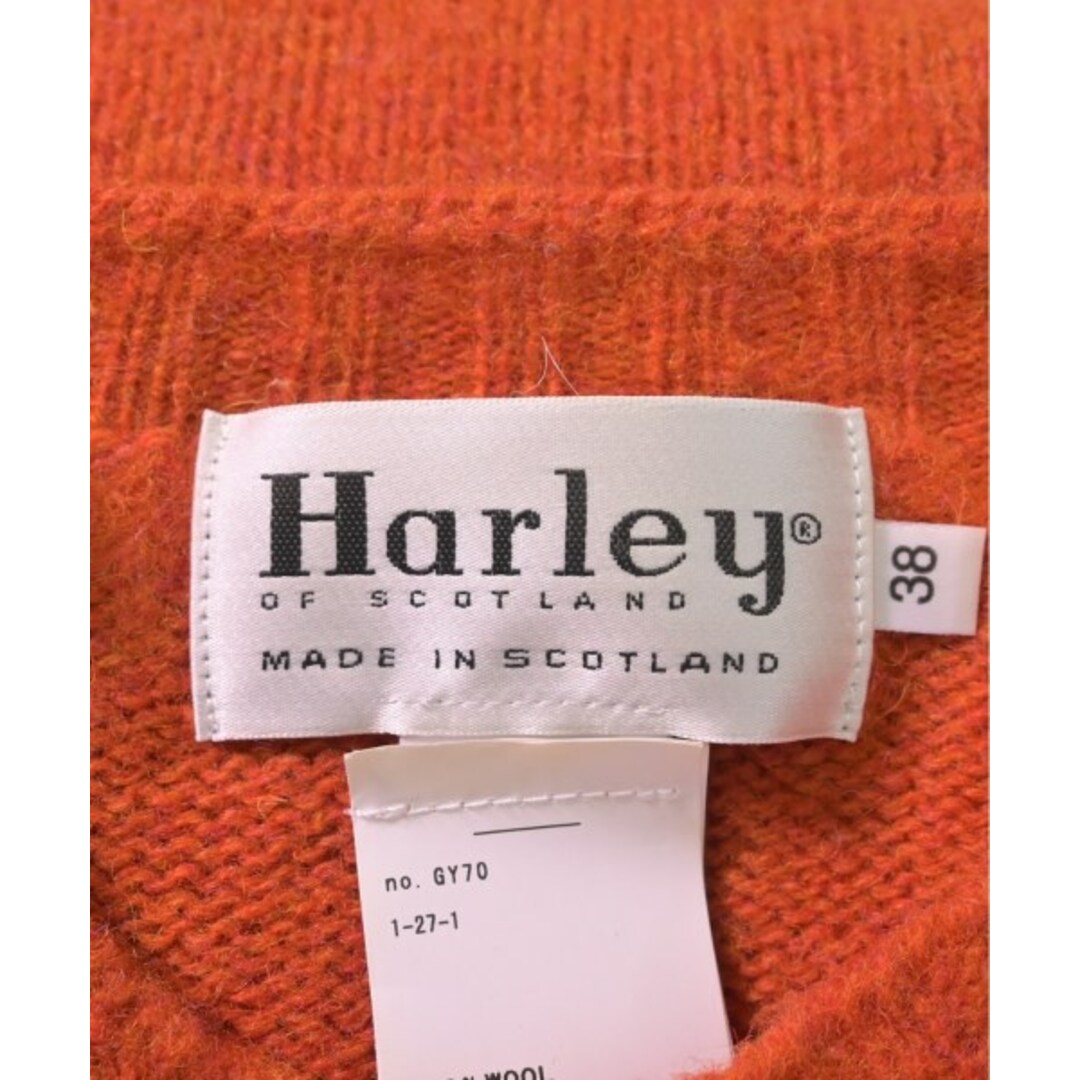 Harley of Scotland(ハーレーオブスコットランド)のHarley OF SCOTLAND ニット・セーター 38(M位) オレンジ 【古着】【中古】 レディースのトップス(ニット/セーター)の商品写真