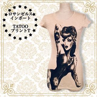 新品ロサンゼルス インポートTOO FAST プリントTシャツ パンク ロック (Tシャツ(半袖/袖なし))