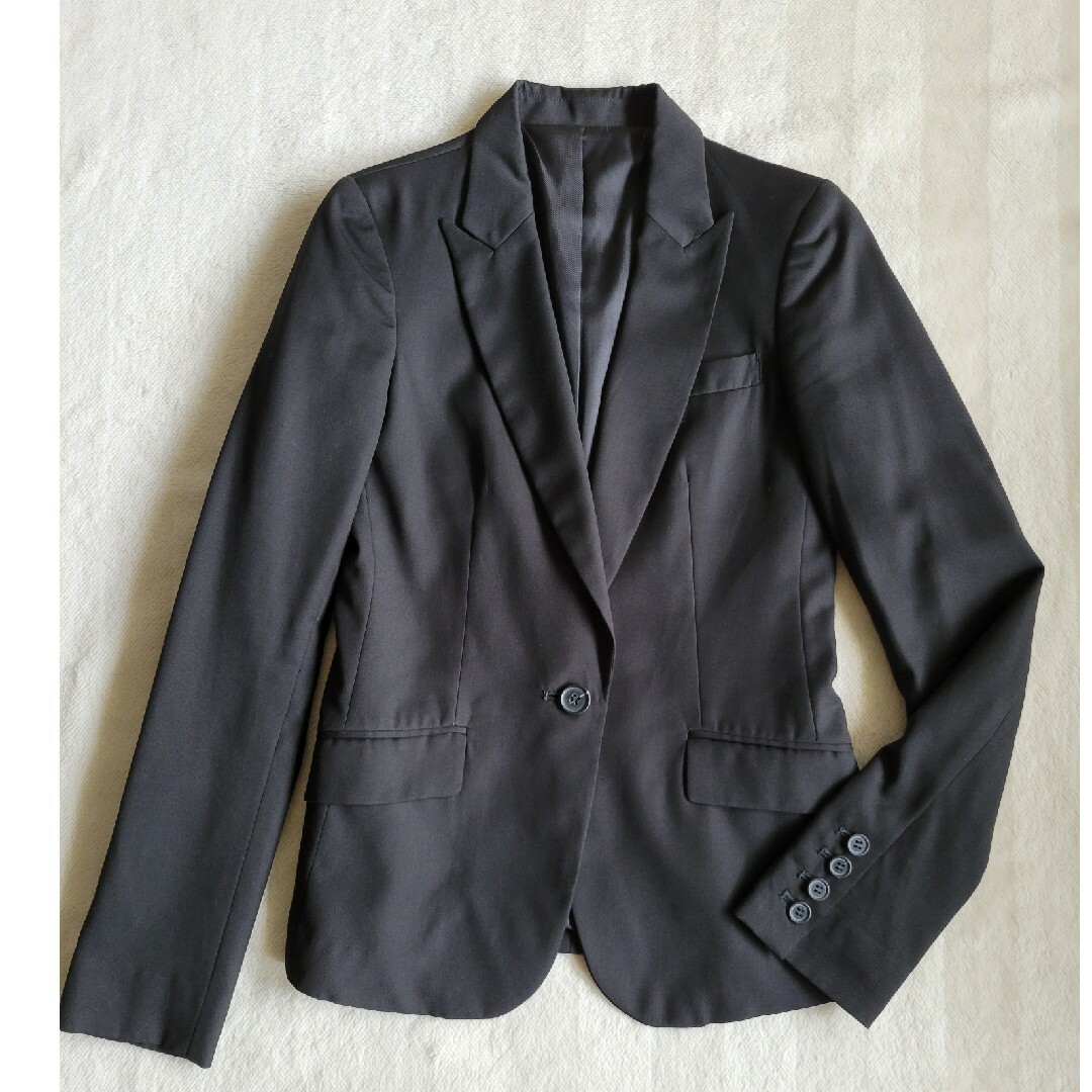 moussy(マウジー)のMOUSSY 黒 長袖ジャケット レディースのジャケット/アウター(テーラードジャケット)の商品写真