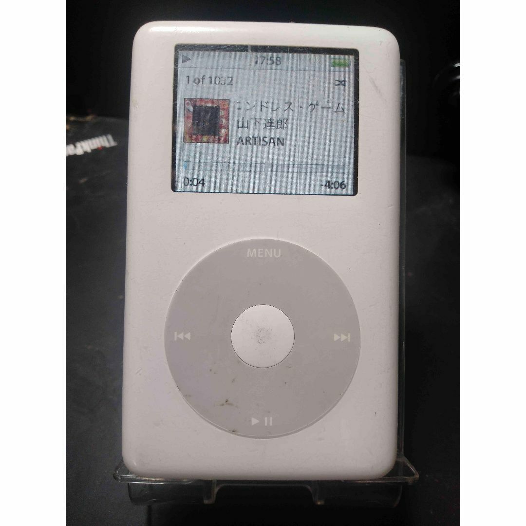 iPod(アイポッド)のiPod Color A1099 60GB 電池●●●● #0008 スマホ/家電/カメラのオーディオ機器(ポータブルプレーヤー)の商品写真