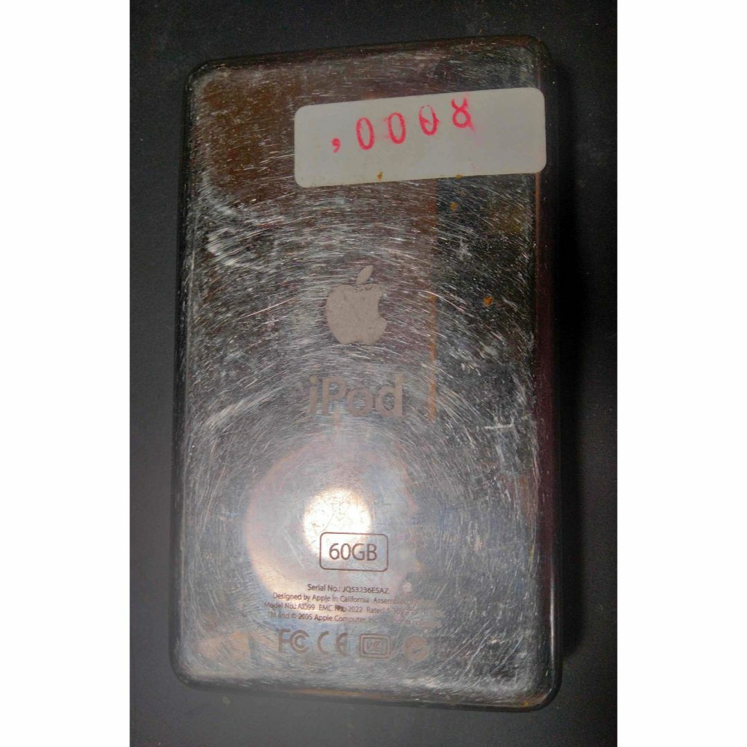 iPod(アイポッド)のiPod Color A1099 60GB 電池●●●● #0008 スマホ/家電/カメラのオーディオ機器(ポータブルプレーヤー)の商品写真