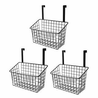 【在庫処分】Sikobin 壁掛け 収納カゴ 省スペース 収納用 収納バスケット(バスケット/かご)