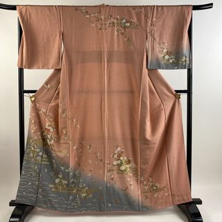 訪問着 身丈161.5cm 裄丈68cm 正絹 秀品 【中古】(着物)