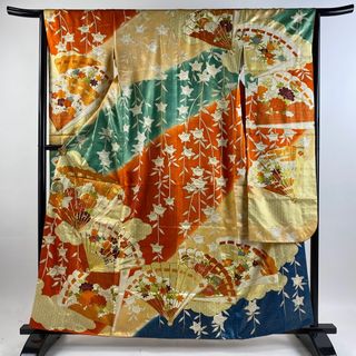 振袖 身丈160.5cm 裄丈65cm 正絹 秀品 【中古】(着物)