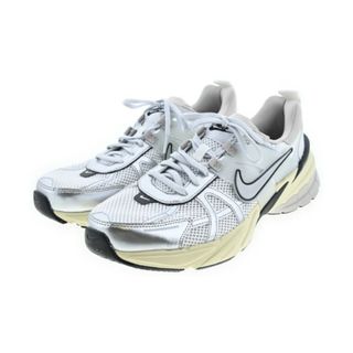 ナイキ(NIKE)のNIKE ナイキ スニーカー 28.5cm 白xシルバー 【古着】【中古】(スニーカー)