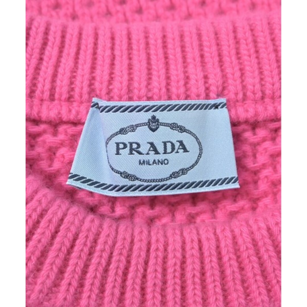 PRADA(プラダ)のPRADA プラダ ニット・セーター 40(M位) ピンク 【古着】【中古】 レディースのトップス(ニット/セーター)の商品写真