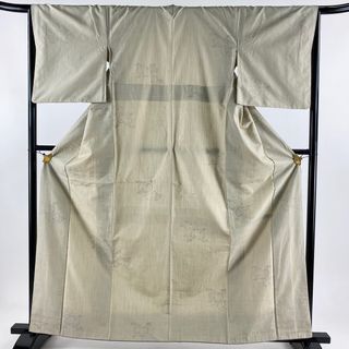 紬 身丈162cm 裄丈67cm 正絹 秀品 【中古】(着物)