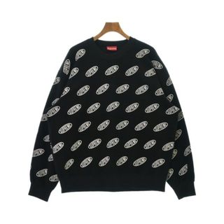 シュプリーム(Supreme)のSupreme シュプリーム スウェット XL 黒x白(総柄) 【古着】【中古】(スウェット)