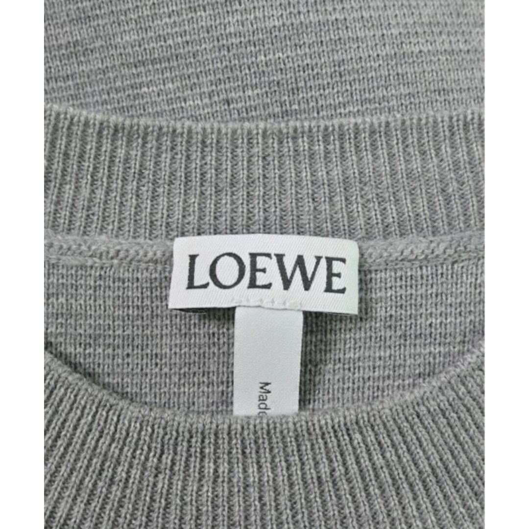 LOEWE(ロエベ)のLOEWE ロエベ ニット・セーター XS グレー 【古着】【中古】 レディースのトップス(ニット/セーター)の商品写真