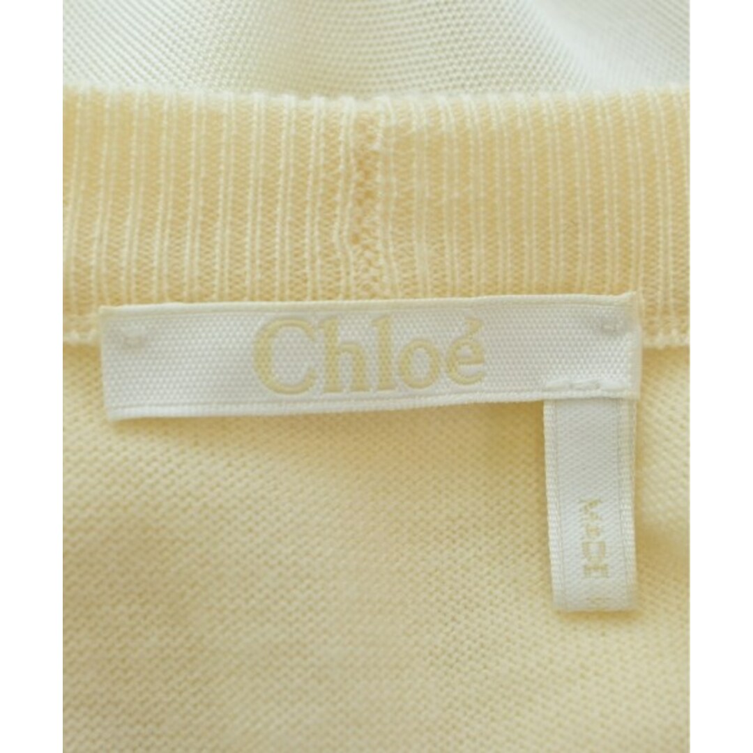 Chloe(クロエ)のChloe クロエ ニット・セーター XS アイボリーxクリーム 【古着】【中古】 レディースのトップス(ニット/セーター)の商品写真