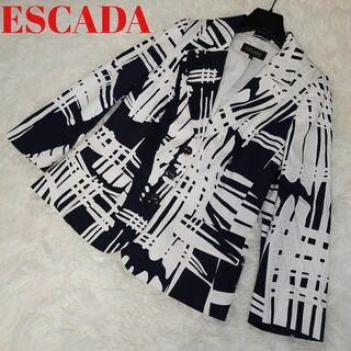 エスカーダ(ESCADA)の【エスカーダ】 42 ジャケット 春夏　薄手　テーラード(テーラードジャケット)