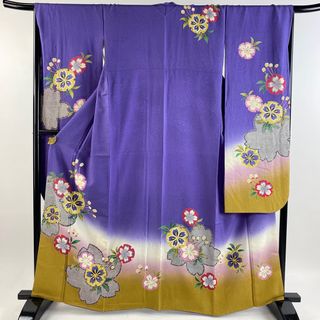 振袖 身丈163.5cm 裄丈66cm 正絹 美品 名品 【中古】(着物)