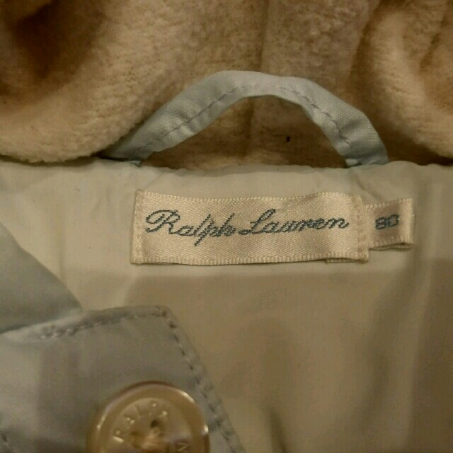 POLO RALPH LAUREN(ポロラルフローレン)のポロ　ラルフローレン　フットマフ付きダウンコート キッズ/ベビー/マタニティのベビー服(~85cm)(ジャケット/コート)の商品写真