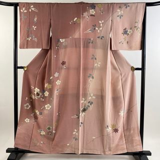 訪問着 身丈157.5cm 裄丈63cm 正絹 名品 【中古】(着物)