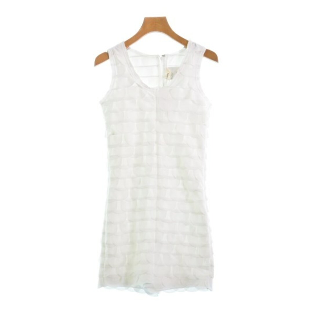 COMME des GARCONS - COMME des GARCONS コムデギャルソン ワンピース S 白 【古着】【中古】