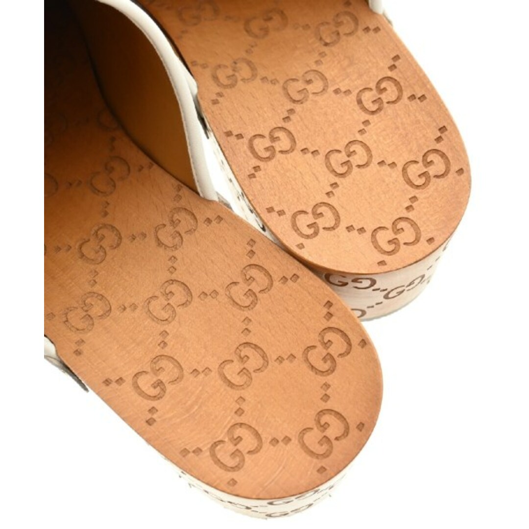 Gucci(グッチ)のGUCCI グッチ サンダル UK10(28.5cm位) 黒x白 【古着】【中古】 メンズの靴/シューズ(サンダル)の商品写真