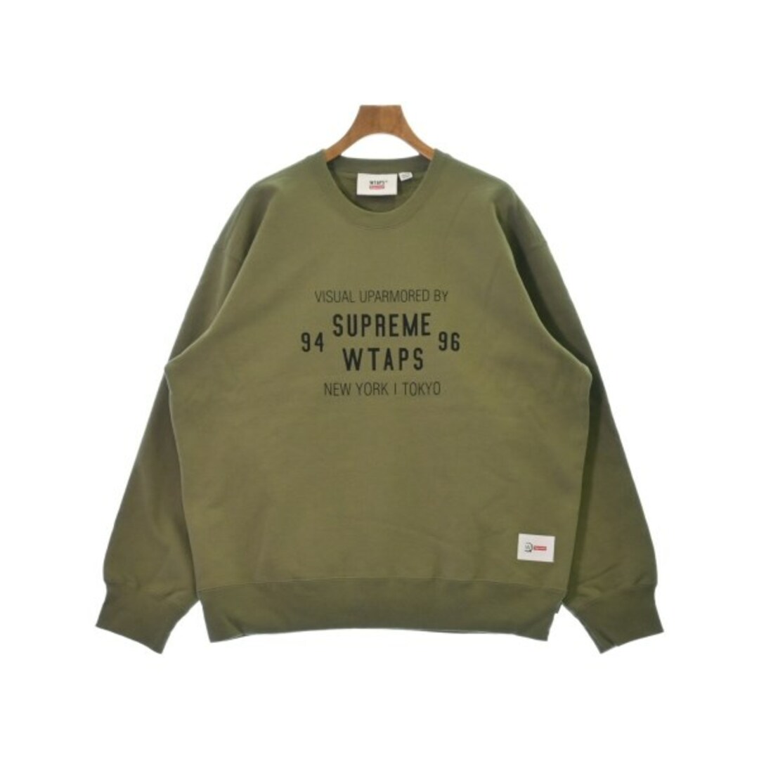 Supreme(シュプリーム)のSupreme シュプリーム スウェット XL カーキ 【古着】【中古】 メンズのトップス(スウェット)の商品写真