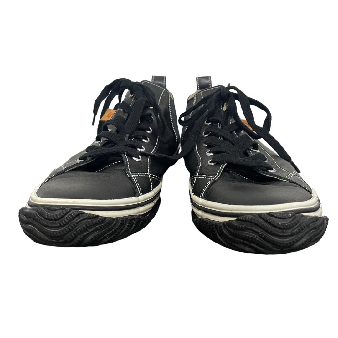 SPINGLE MOVE(スピングルムーブ)のスピングルムーブ レザー スニーカー サイドゴア ブラック LL メンズの靴/シューズ(スニーカー)の商品写真