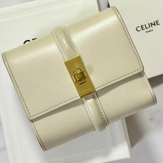 セリーヌ(celine)の現行モデル✨美品　CELINE　財布　スモール トリフォールドウォレット 16(財布)