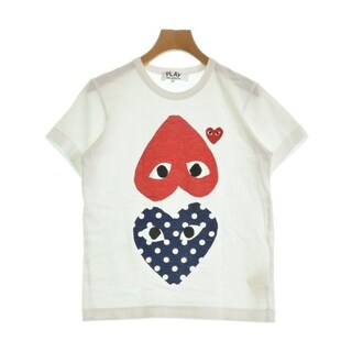 PLAY COMME des GARCONS Tシャツ・カットソー L 白 【古着】【中古】(カットソー(半袖/袖なし))