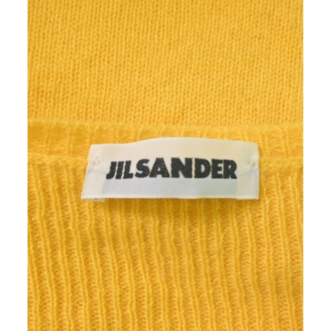 Jil Sander(ジルサンダー)のJIL SANDER ジルサンダー ニット・セーター 38(S位) 黄 【古着】【中古】 レディースのトップス(ニット/セーター)の商品写真