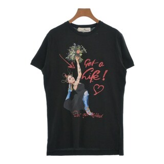 ヴィヴィアンウエストウッド(Vivienne Westwood)のVivienne Westwood Tシャツ・カットソー S 黒 【古着】【中古】(カットソー(半袖/袖なし))