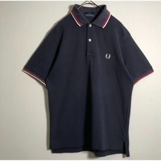 フレッドペリー(FRED PERRY)のFRED PERRY フレッドペリー　刺繍ロゴ ポロシャツ　66(ポロシャツ)