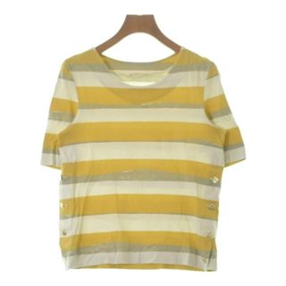 Chloe - Chloe クロエ Tシャツ・カットソー XS 黄系x白xグレー(ボーダー) 【古着】【中古】