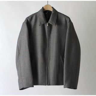 オーラリー(AURALEE)のAURALEE   DOUBLE FACE CHECK ZIP BLOUSON(ブルゾン)