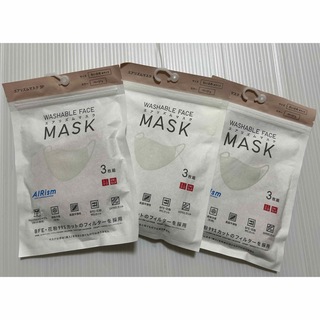 UNIQLO - エアリズム　マスク　M  3袋