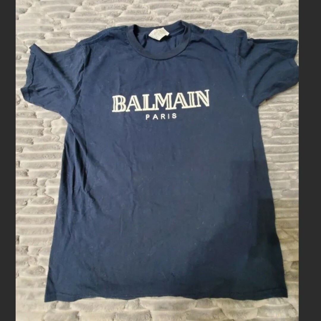 ネイビーブルー・パリ・シャツ メンズのトップス(Tシャツ/カットソー(半袖/袖なし))の商品写真