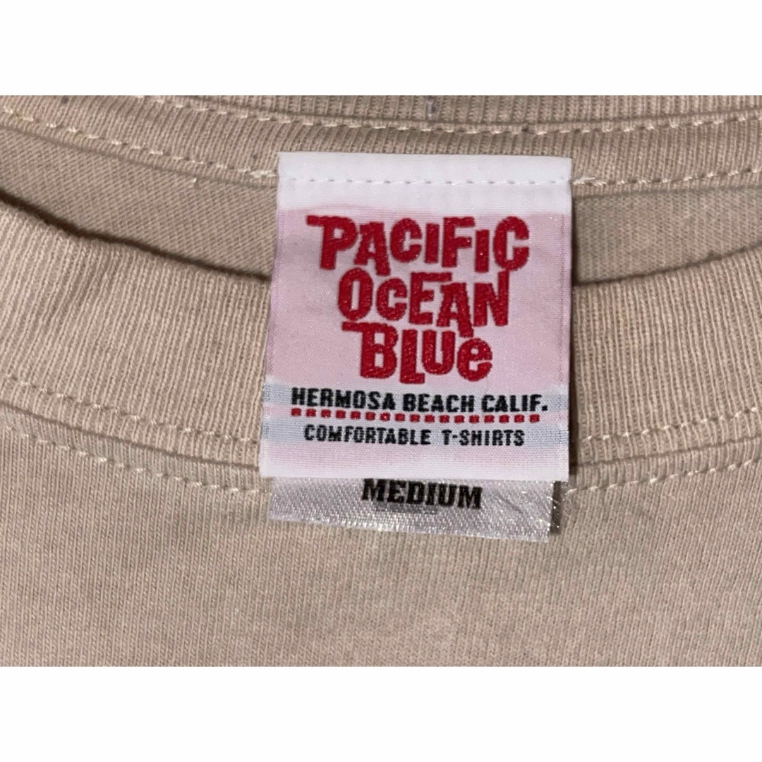 パシフィックオーシャンブルーロンT サイズM カラー：ストーン　良質な中古 メンズのトップス(Tシャツ/カットソー(七分/長袖))の商品写真
