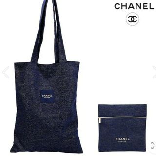 シャネル(CHANEL)のシャネルCHANEL海外コスメ限定ノベルティトートバッグとポーチset(トートバッグ)