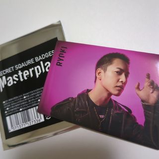 ビーファースト(BE:FIRST)のBE:FIRST Masterplan スクエア缶バッジ リョウキ(ミュージシャン)