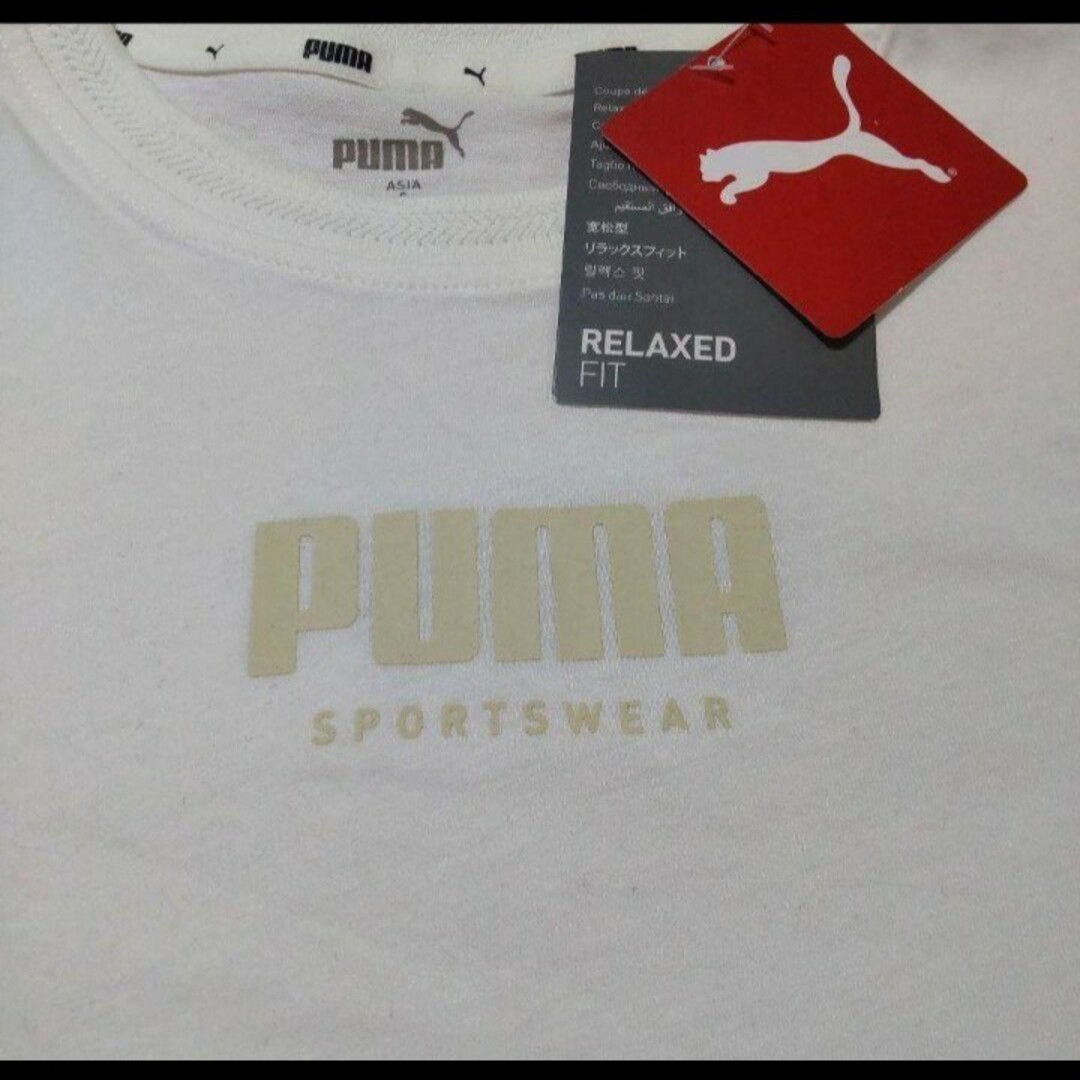 PUMA(プーマ)の【PUMA】ロゴTシャツ/S レディースのトップス(Tシャツ(半袖/袖なし))の商品写真