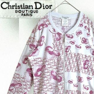 クリスチャンディオール(Christian Dior)の☆人気デザイン☆クリスチャンディオール オブリーク ジップアップ ブルゾン XL(カーディガン)