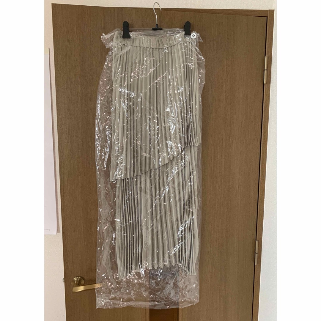 YONFA ダブルプリーツスカート　M レディースのスカート(ロングスカート)の商品写真