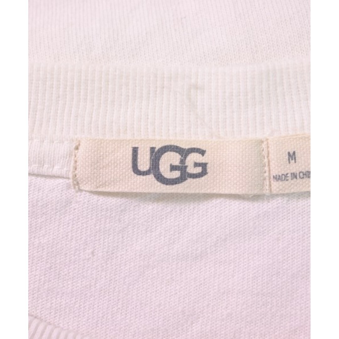 UGG AUSTRALIA(アグオーストラリア)のUGG australia アグオーストラリア Tシャツ・カットソー M 白 【古着】【中古】 メンズのトップス(Tシャツ/カットソー(半袖/袖なし))の商品写真