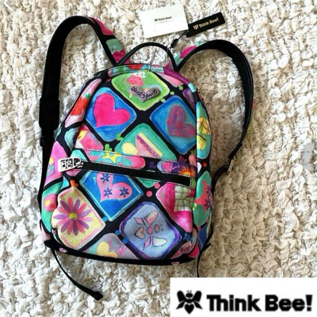 Think Bee!(シンクビー)のThink Bee!  ジャストハート リュック　ビーハイヴ リュック レディースのバッグ(リュック/バックパック)の商品写真