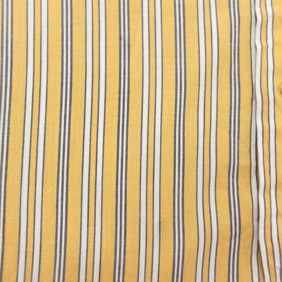 L★古着 GANT 半袖 シャツ メンズ 70年代 70s USA製 黄他 イエロー ストライプ 24may18 中古 トップス メンズのトップス(シャツ)の商品写真
