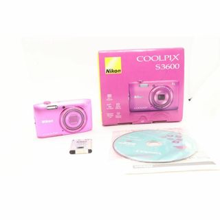 【D2068】Nikon COOLPIX S3600 ニコンクールピクス(コンパクトデジタルカメラ)