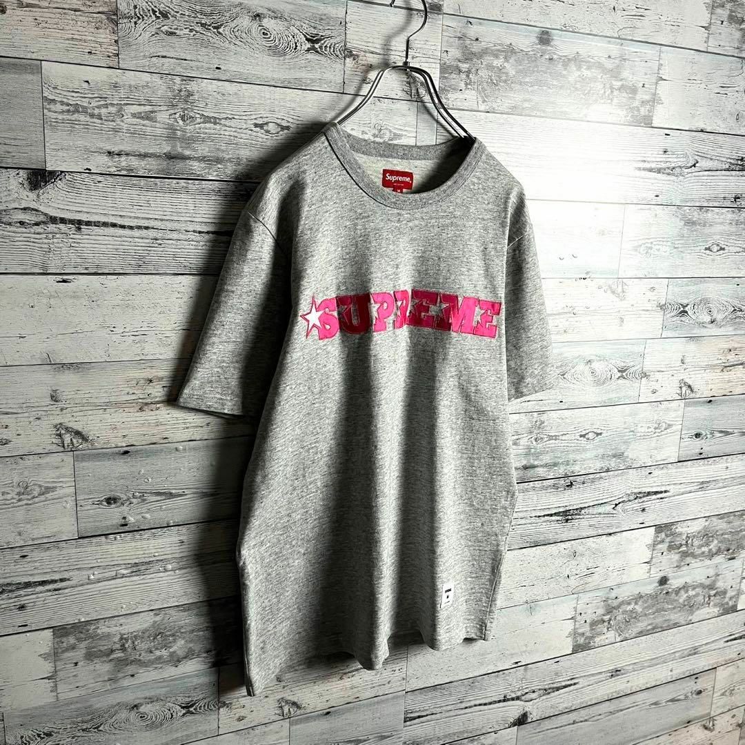 Supreme(シュプリーム)の【即完売モデル】シュプリーム☆センター刺繍ビッグロゴ入り半袖Tシャツ メンズのトップス(Tシャツ/カットソー(半袖/袖なし))の商品写真