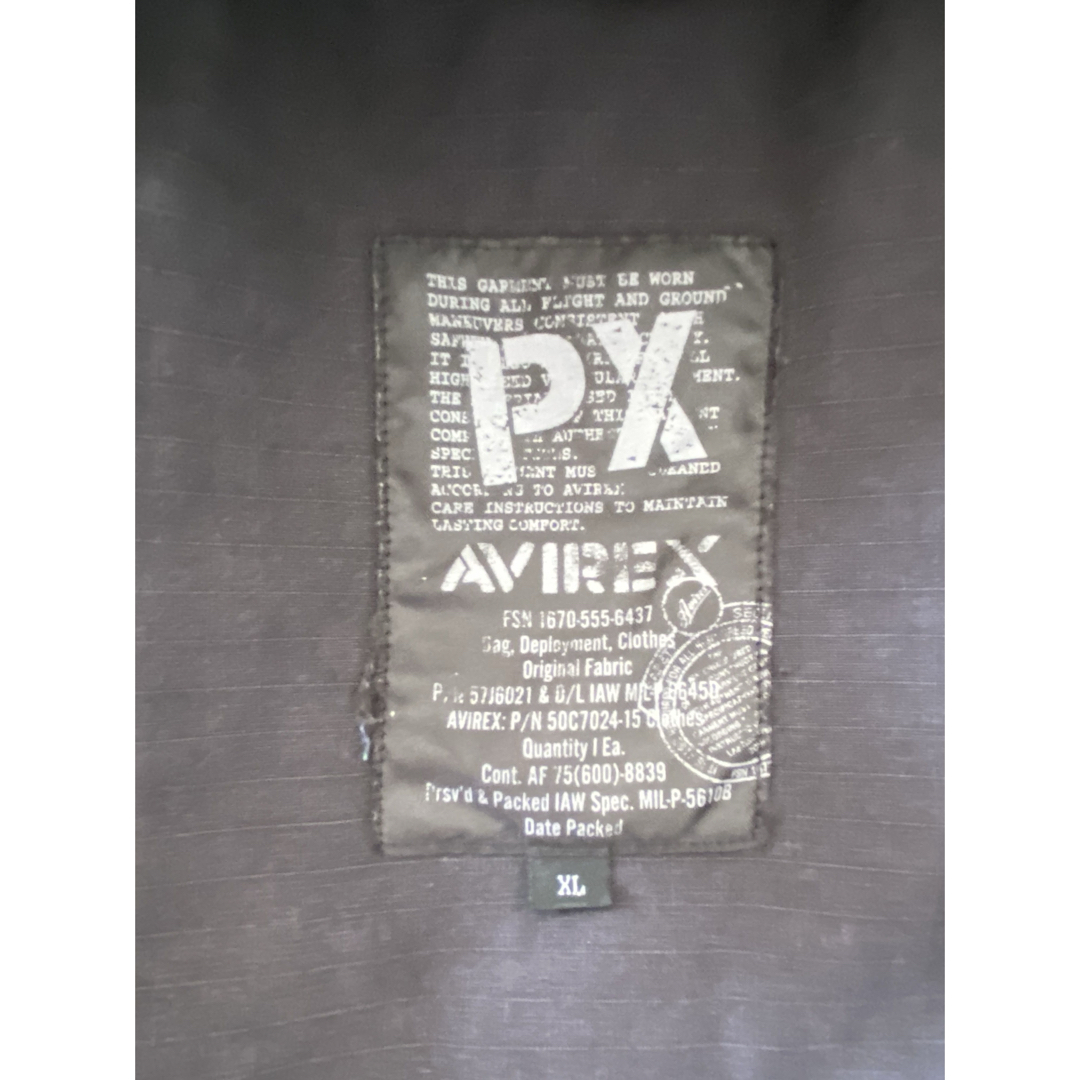 AVIREX(アヴィレックス)のAVIREX　アヴィレックス　ファティーグシャツジャケット　XL　BLACK メンズのジャケット/アウター(ミリタリージャケット)の商品写真