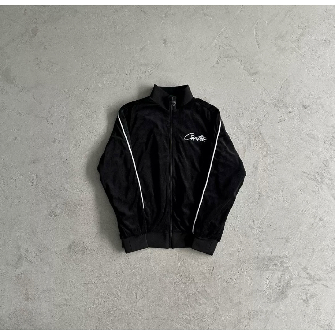 【XS】Corteiz Velour Tracksuit - ブラック 【XS】Corteiz Velour Tracksuit - ブラック