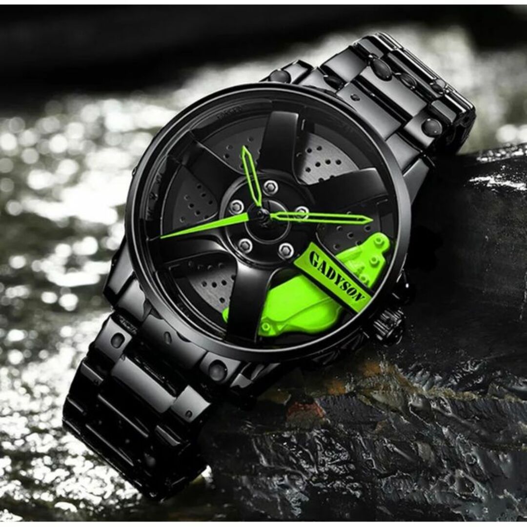 【最新作】日本未発売　GADY SON ホイール腕時計　限定販売☆ メンズの時計(腕時計(アナログ))の商品写真