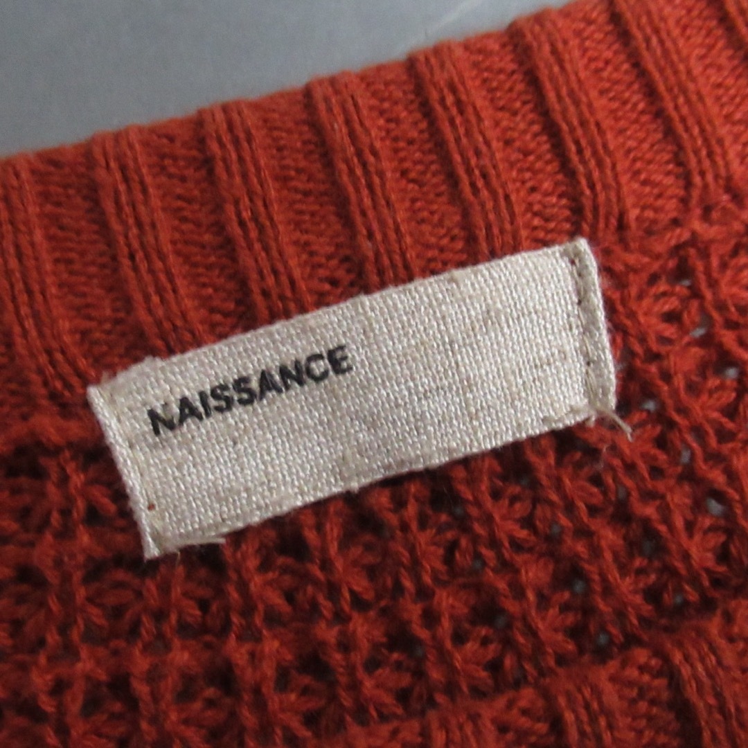 NAISSANCE(ネサーンス)のNAISSANCE クルーネック コットン ニット セーター プルオーバー M メンズのトップス(ニット/セーター)の商品写真
